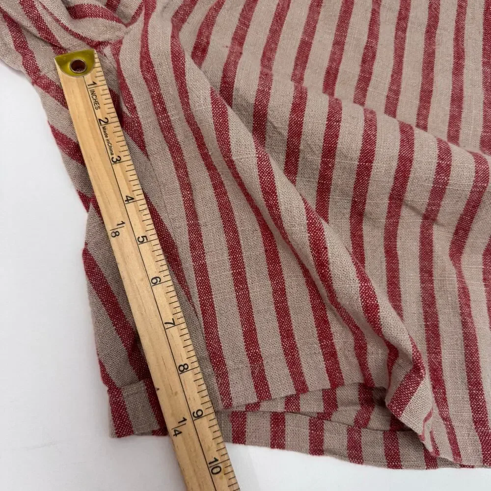 NWT Gant Rugger Linen Cotton Striped Shorts Men's Waist 33